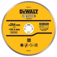 Diamantový kotouč Dewalt DT3734 pro řezačku D24000 na kámen a porcelán, 254 mm