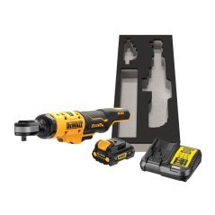 Ráčna DeWALT DCF503L1G 12V XR 3/8" - 1xAku 3,0Ah, nabíječka, PUR vložka