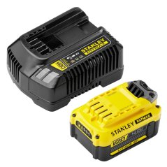 Startovací sada Stanley SFMCB14M1 V20 18V 4,0Ah - baterie 4,0, nabíječka