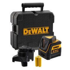 Křížový laser s olovnicí červený Dewalt DW0811 s kufrem
