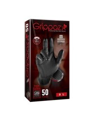 Jednorázové rukavice GRIPPAZ® 246 - černá