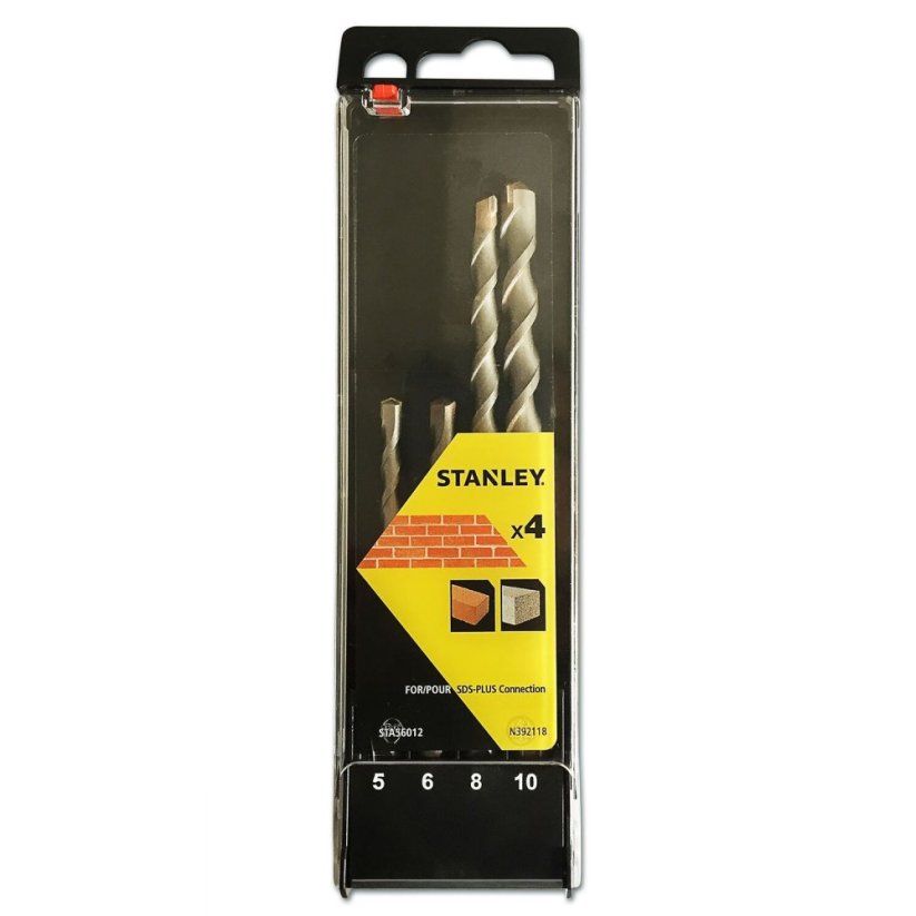Vrtáky do betonu Stanley STA56012 SDS+ sada 5-6 x 110 mm, 8-10 mm x 160 mm 4ks