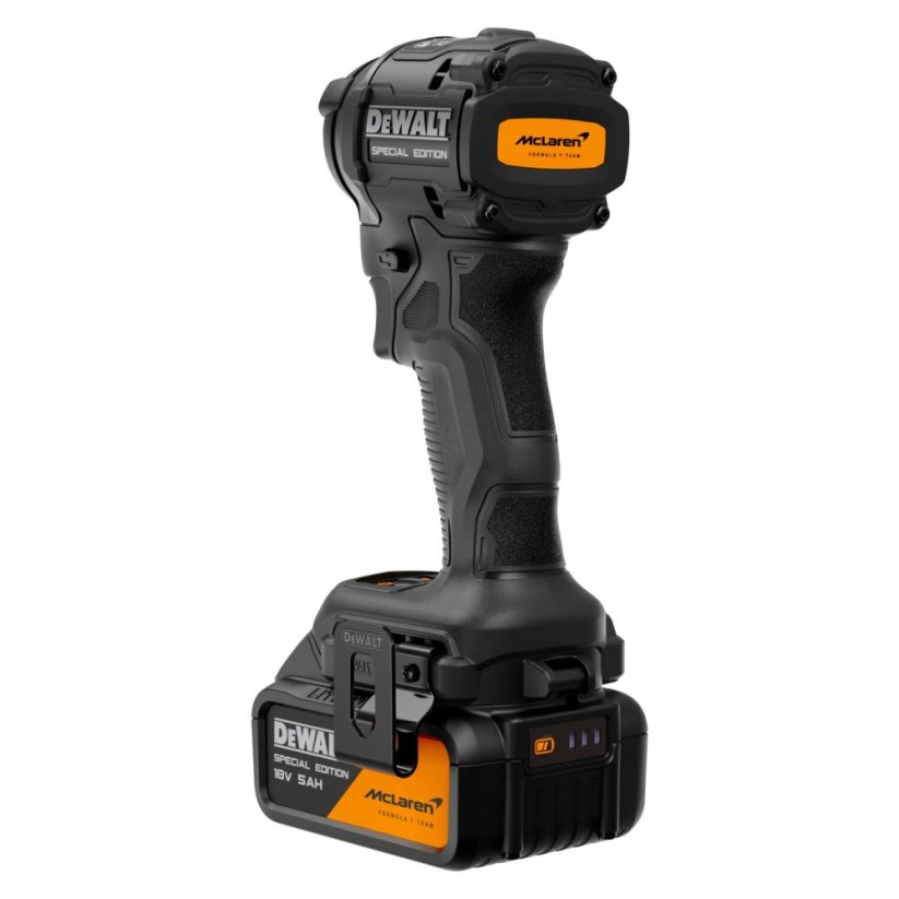 Rázový utahovák Dewalt McLaren DCF86MP2T - 2xAku 5,0Ah, nabíječka, kufr TSTAK