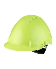 Přilba 3M G3000NUV-GB Fluorescenčn, odvětrávaná, plastové potítko, kolečko