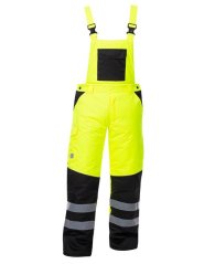 Reflexní zimní kalhoty s laclem ARDON®HOWARD žluté