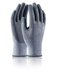 Máčené rukavice ARDON®NATURE TOUCH - s prodejní etiketou - melange šedá
