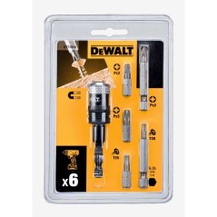 6-dílná sada bitů s nástavcem Dewalt DT71514