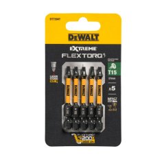 Sada bitů DeWALT DT7394T EXTREME TORSION T15, 50 mm, 5 ks