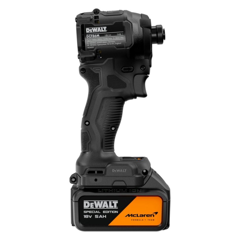 Rázový utahovák Dewalt McLaren DCF86MP2T - 2xAku 5,0Ah, nabíječka, kufr TSTAK