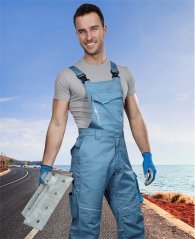 Kalhoty s laclem ARDON®SUMMER šedé prodloužené