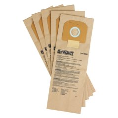 Papírové sáčky na prach DEWALT DWV9401 pro DWV902 –⁠ 5 kusů