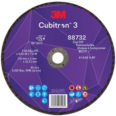 Řezný kotouč 3M Cubitron III 230 x 2,0mm P36+ P/N 88732 T41