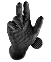 Jednorázové rukavice GRIPPAZ® 246 - černá