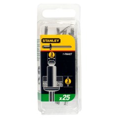 Hliníkové trhací nýty Stanley 1-PAA42T - 3x3mm, 25ks