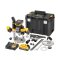 Horní frézka DeWALT DCW620H2 18V XR 12mm - 2xAku, nabíječka, kufr