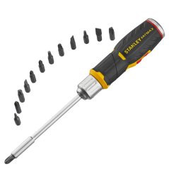 Ráčnový šroubovák Stanley FMHT0-62691 s pistolovou rukojetí a 12-ti bity