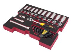 38-dílná sada hlavic 3/8" PRO-STACK Fatmax Stanley FMHT0-74296