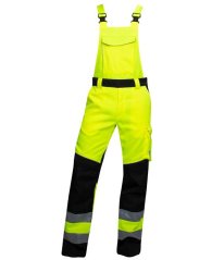 Reflexní kalhoty s laclem ARDON®SIGNAL+ žluto-černé