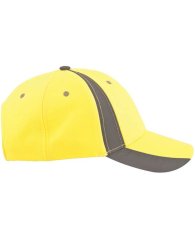 Baseballová čepice ARDON®TWINKLE s reflex. pruhy žlutá