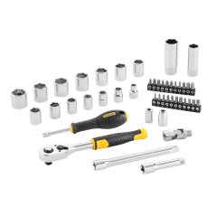 45-dílná sada ráčen a hlavic 3/8" Stanley STMT82829-1