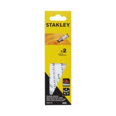 Pilové listy Stanley STA21172 HCS na dřevo a plast, 152mm, rozteč 4mm, 2ks