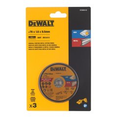 Sada řezných kotoučů Dewalt DT20592 75 x 1,6mm - 3ks