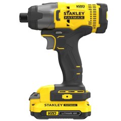 Rázový utahovák Stanley SFMCF800C2K V20 18V 1/4" - 2xAku 1,5Ah, nabíječka, kufr