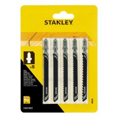 5-dílná sada pilových listů Stanley STA27025 HCS do dřeva , uchycení "T" < 60mm