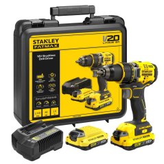 Vrtačka Stanley SFMCD720D2K V20 18V - 2xAku 2,0Ah , nabíječka, kufr