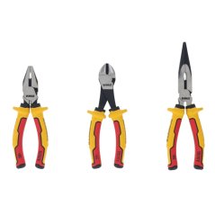 3-dílná sada izolovaných VDE kleští DeWALT DWHT82811-0