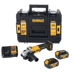 Úhlová bruska DeWALT DCG407M2T 18V 125mm -  2x4Ah, nabíječka, kurf Tstak