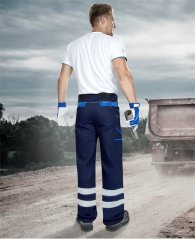Kalhoty ARDON®COOL TREND s reflex. pruhy tmavě modré-světle modré