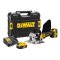 Lamelovací frézka DeWALT DCW682P2 18V XR - 2xAku 5,0Ah, nabíječka, kufr