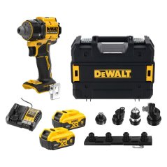 Vícehlavová vrtačka Dewalt DCD803P2T 18V XR - 2xAku 5Ah, nabíječka, kufr TSTAK