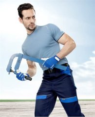 Kalhoty ARDON®COOL TREND tmavě modré-světle modré prodloužené