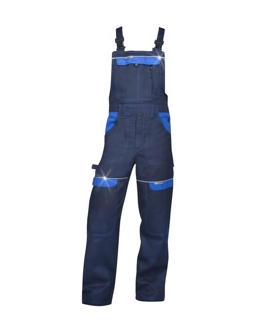 Kalhoty s laclem ARDON®COOL TREND tmavě modré-světle modré zkrácené