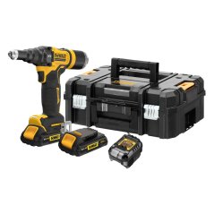 Nýtovačka DEWALT DCF403D2GT 18V XR 4,8mm - 2xAku, nabíječka, kufr