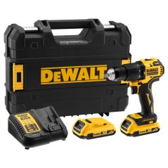 Příklepová vrtačka DEWALT DCD709D2T 18V XR - 2xAku 2,0Ah, nabíječka, kufr