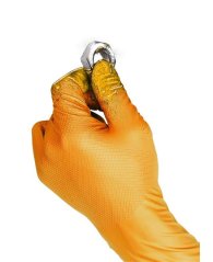 Jednorázové rukavice GRIPPAZ® 246 - oranžová