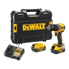 Příklepová vrtačka Dewalt DCD799P2T 18V XR - 2xAku 5,0Ah, nabíječka, kufr TSTAK