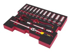 48-dílná sada hlavic 1/4" PRO-STACK Fatmax Stanley FMHT0-74295