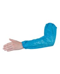 Jednorázový PE rukávník ARDON®SKIN bílý/modrý - 100ks