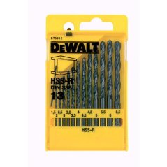 13-dílná sada vrtáků do kovu Dewalt DT5912 HSS-R DIN 338