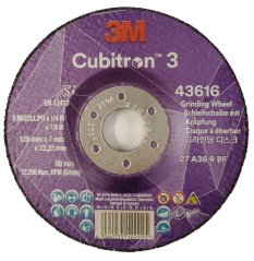 Brusný kotouč 3M Cubitron III 125 x 7mm P36+ P/N 43616  T27