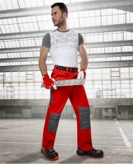 Kalhoty ARDON®2STRONG červeno-šedé