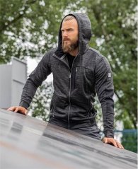 Mikina ARDON®3DBreathe melange šedo-černá