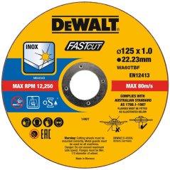 Řezné kotouče DeWALT DT20540 - 125 x 1mm  - 100ks