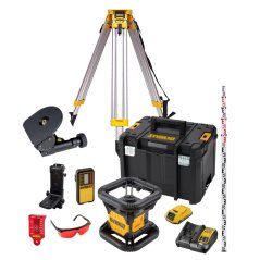 Sada červeného rotačního laseru Dewalt DCK374D1R