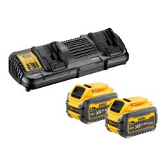 Nabíječka Dewalt DCB132T2 dvojitá 18/54V + 2x 6,0Ah Flexvolt