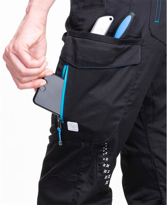 Dámské kalhoty ARDON®FLORET černo-modré